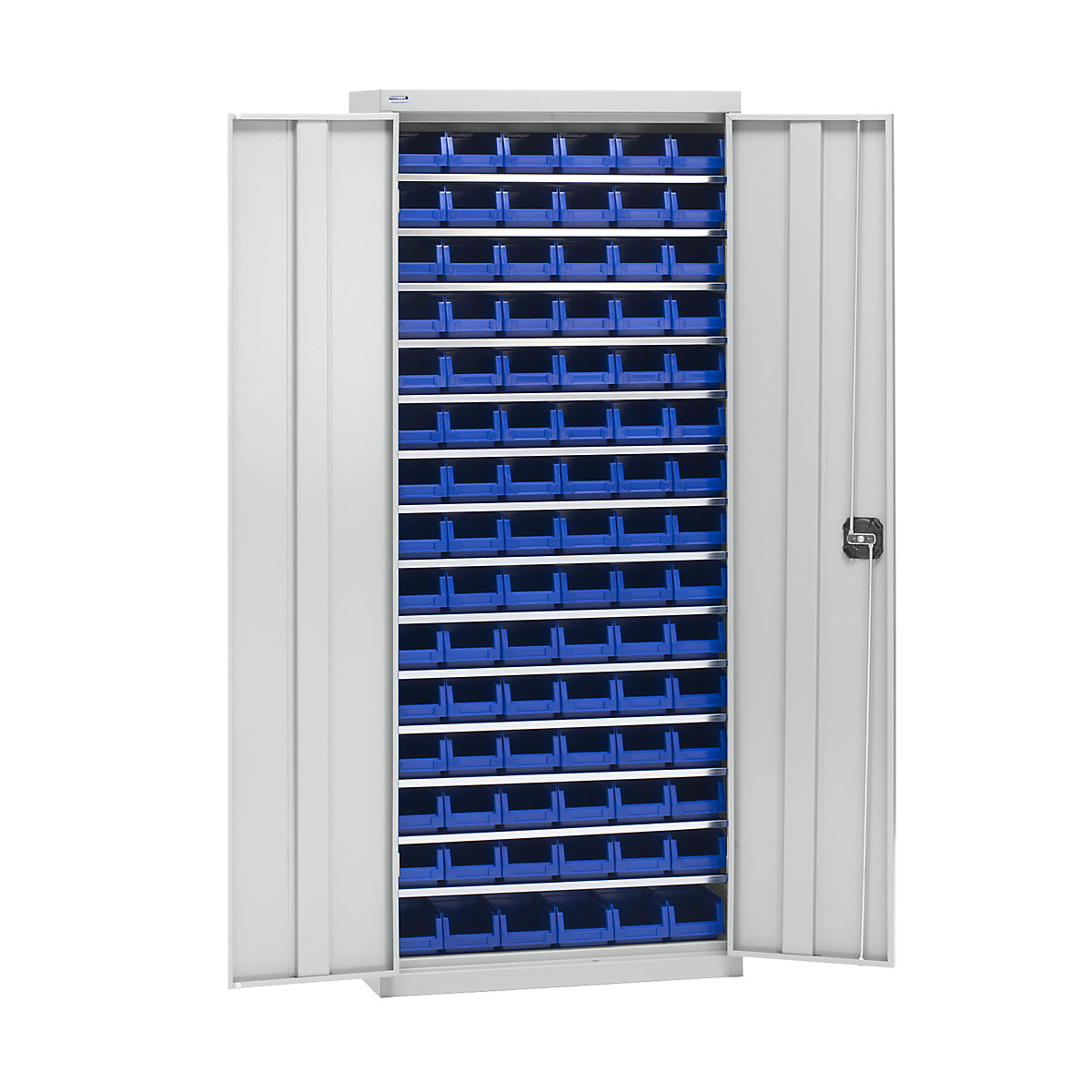 Storage cupboard with storage boxes - eurokraft pro