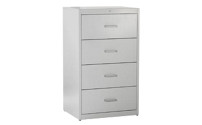 Suspension file cabinet, bar handles
