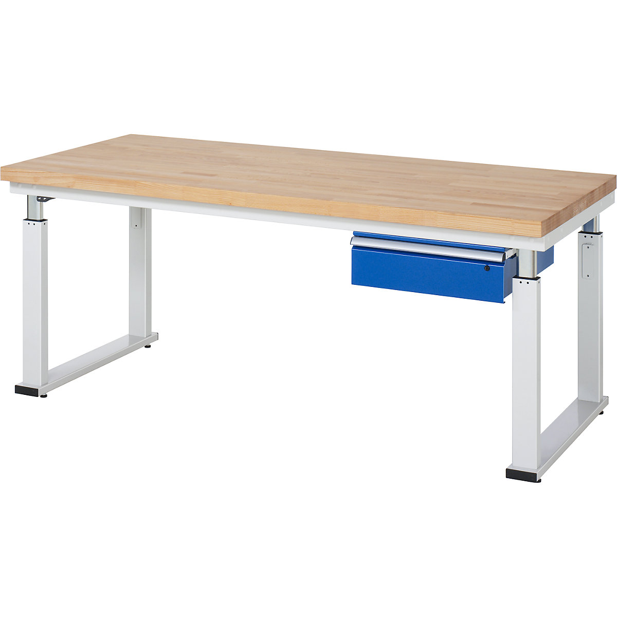 Drawer container below table top - RAU