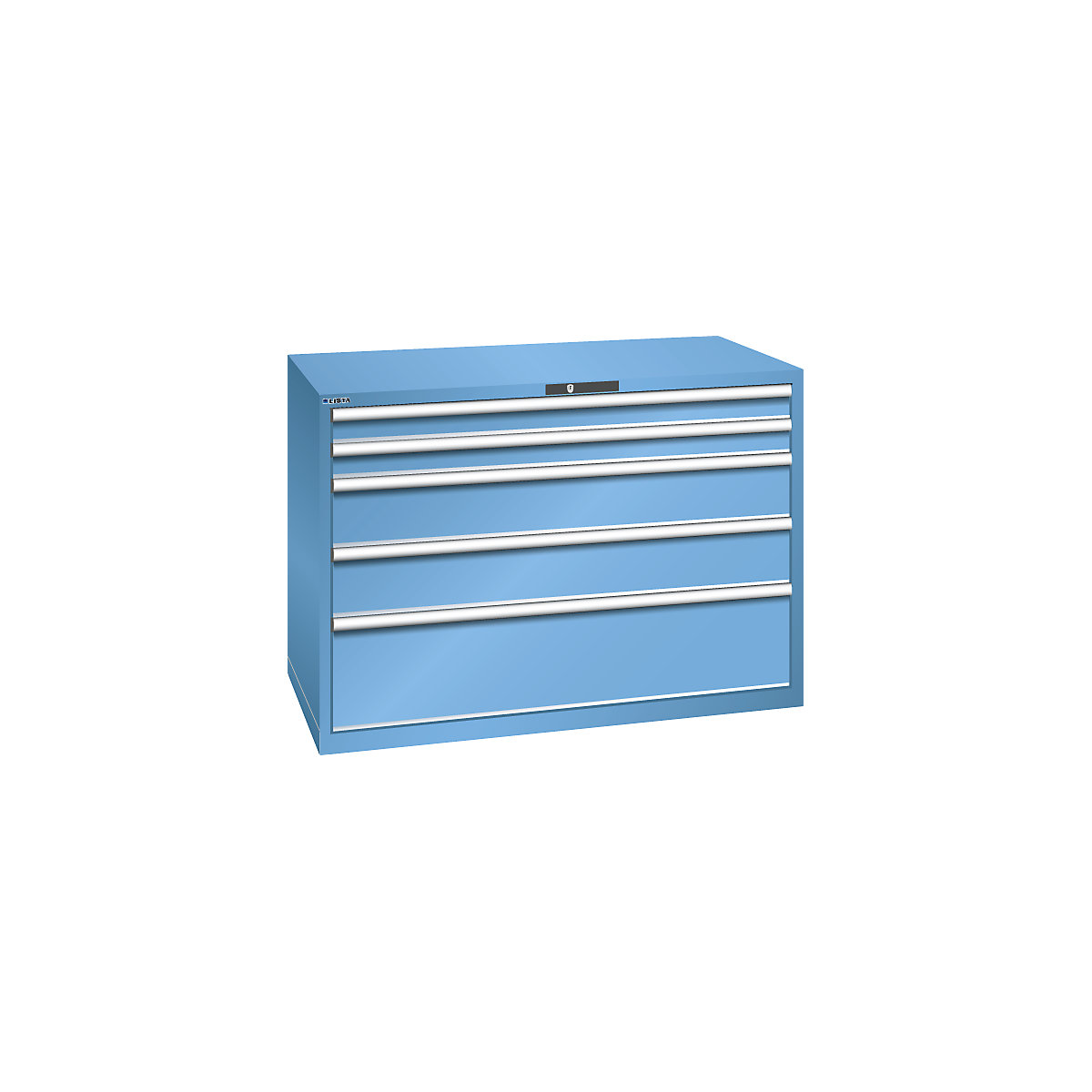 Drawer cupboard, 5 drawers - LISTA