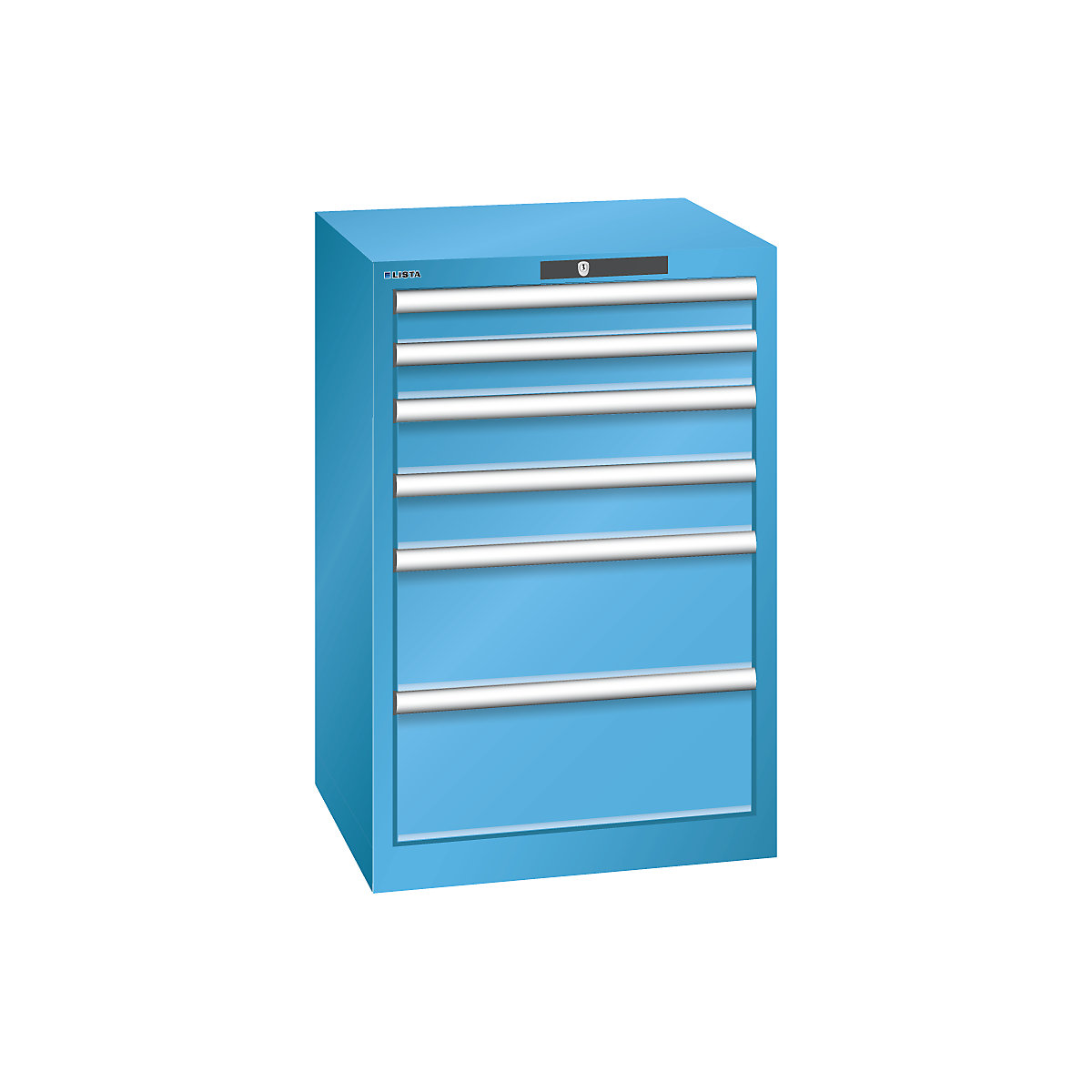 Drawer cupboard, 6 drawers - LISTA