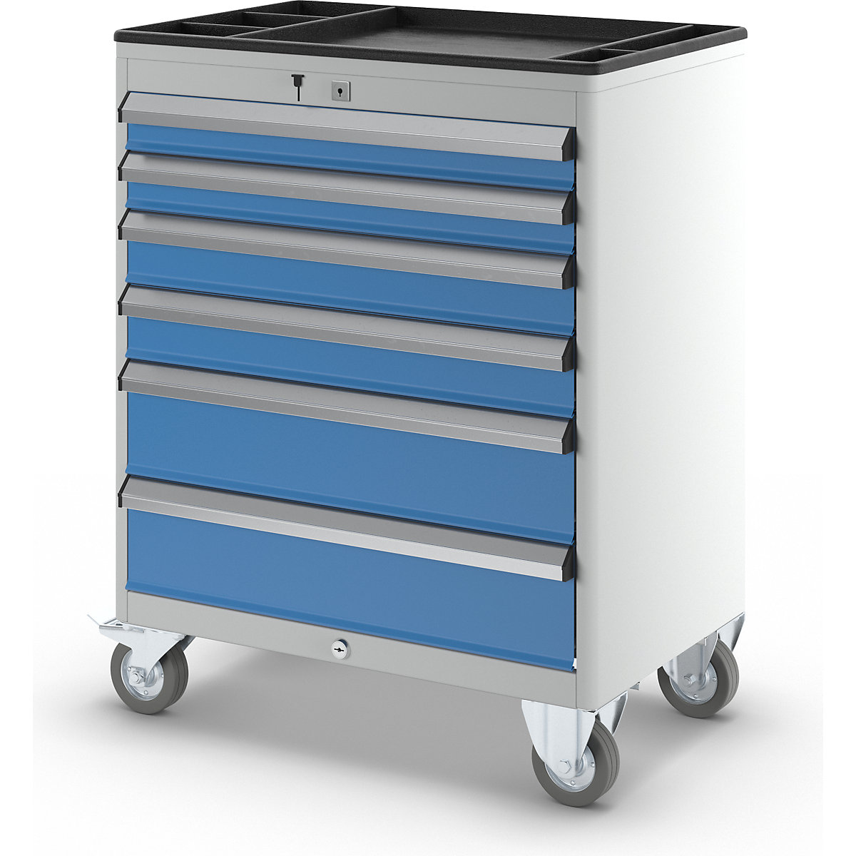 Drawer cupboard, mobile – eurokraft pro (Product illustration 8)-7