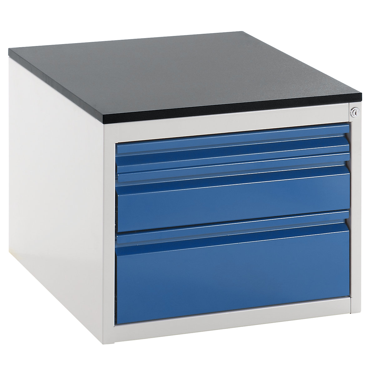 Drawer cupboard with telescopic guides - RAU