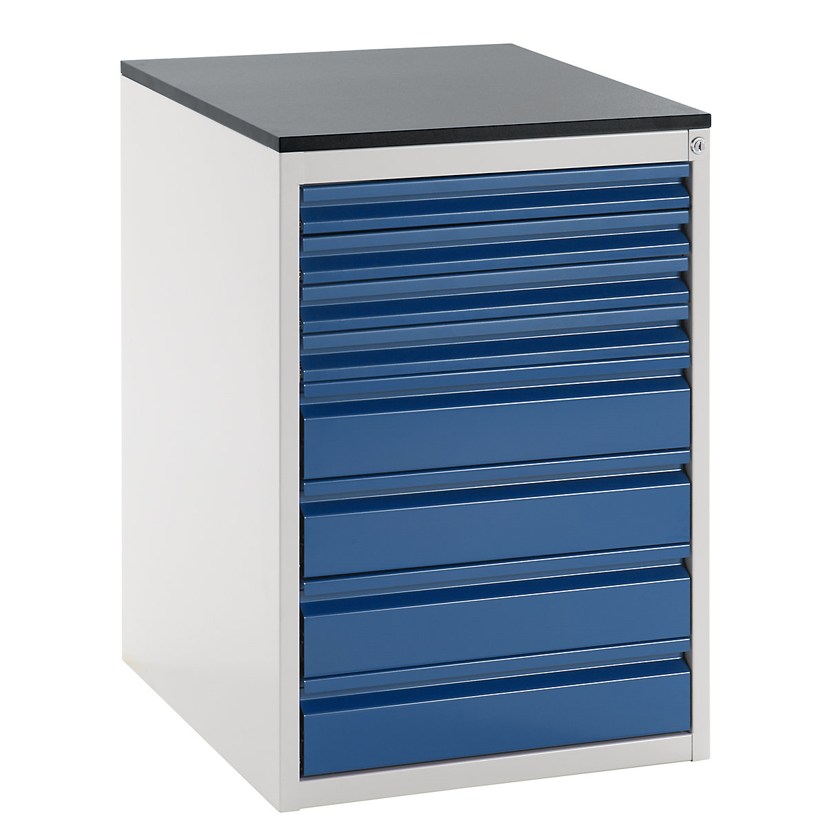 Drawer cupboard with telescopic guides - RAU