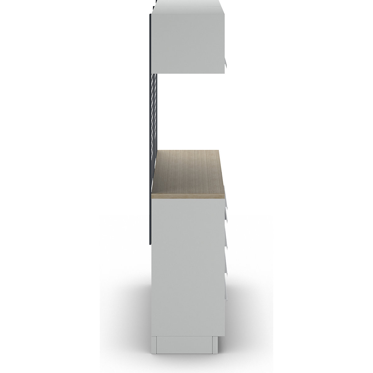 Workshop cupboard system with hinged door and drawer base cupboard (Product illustration 4)-3