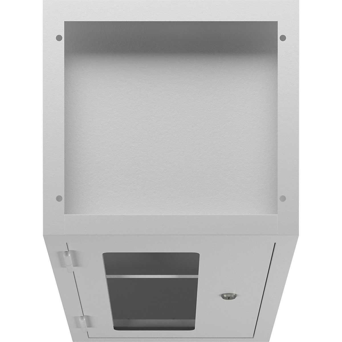 Wall mounted cupboard for the workshop – eurokraft basic (Product illustration 5)-4