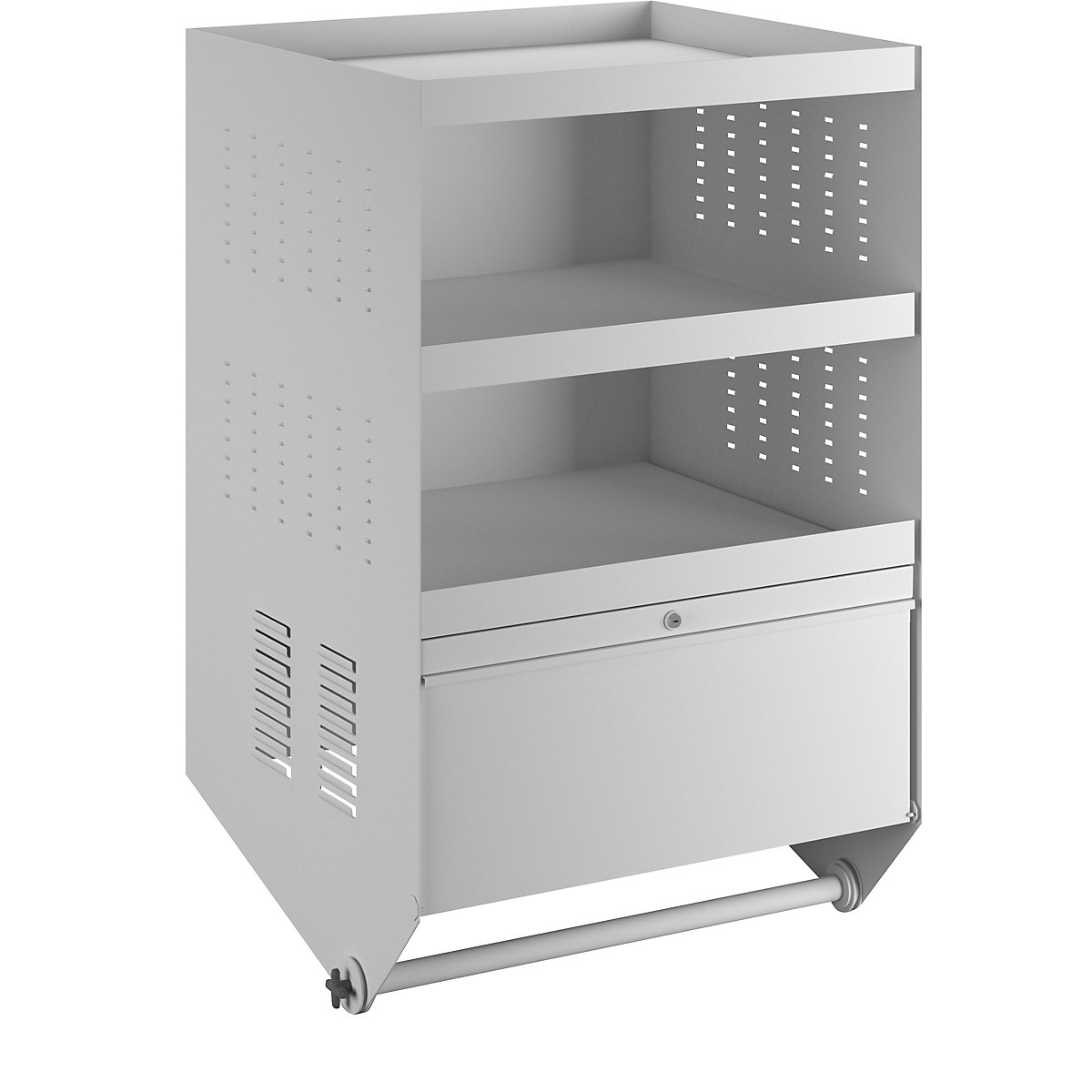 Wall mounted cupboard for tools