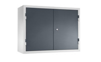 Wall mounted cupboard for the workshop