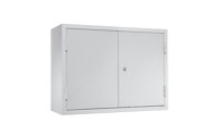 Wall mounted cupboard for the workshop
