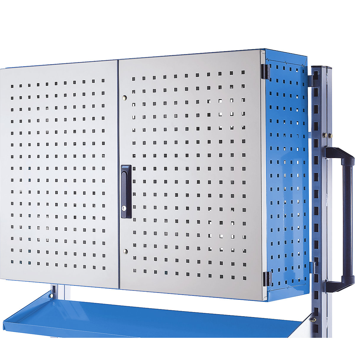 Metal cupboard, lockable - eurokraft pro