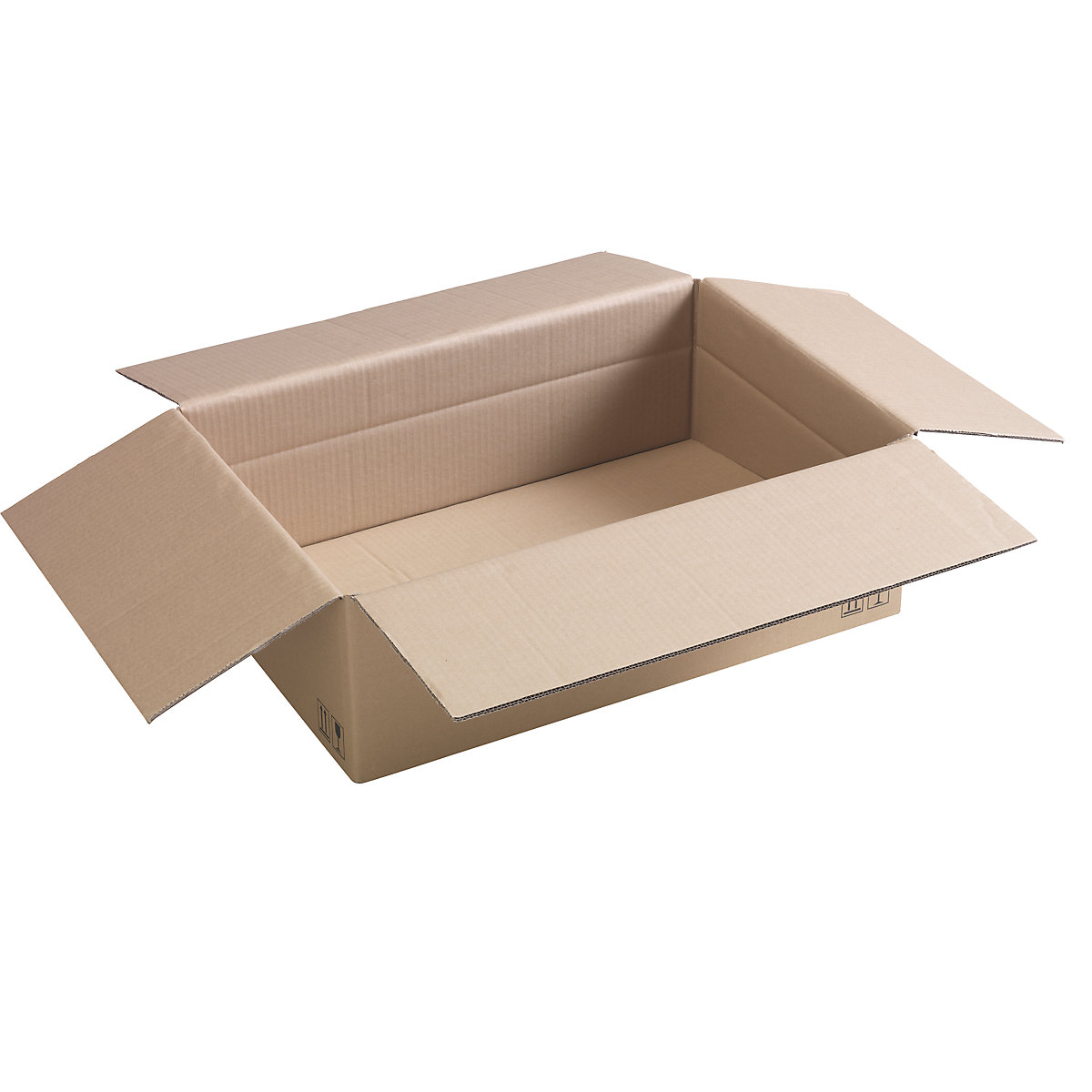 Cutie de carton pliantă SPEEDBOX – eurokraft basic, 1 strat de carton ondulat, amb. 50 buc., lung. x lăț. x î. 600 x 400 x 190 mm-4