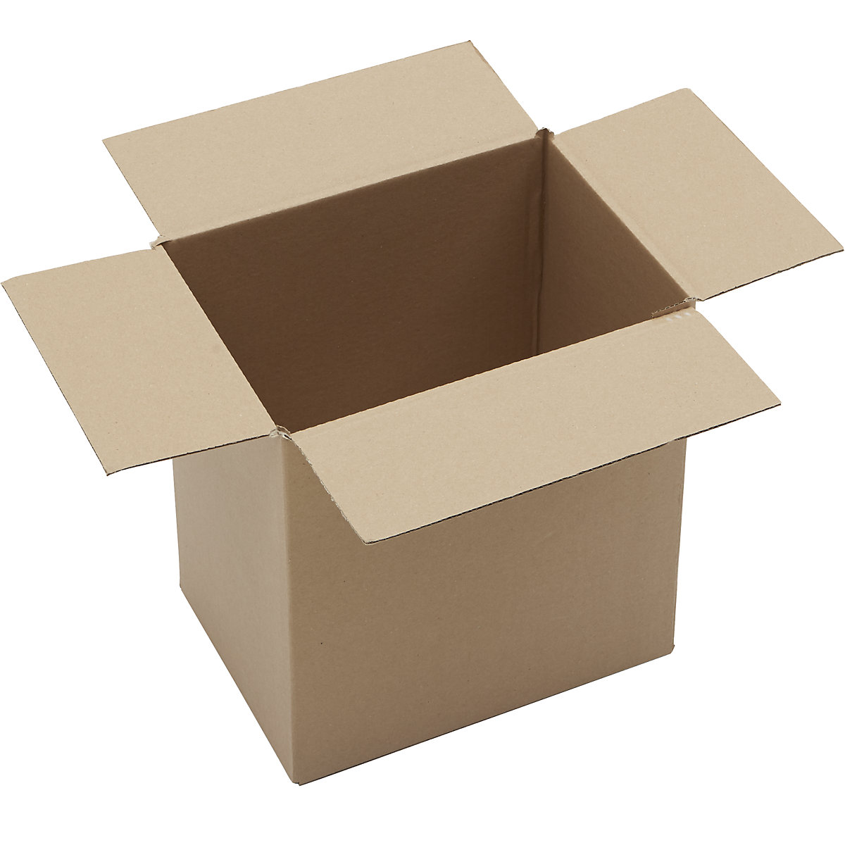 Cutii de carton pliante din carton ondulat, FEFCO 0201, 1 strat de carton ondulat, amb. 50 buc., dimensiuni interioare 275 x 200 x 300 mm-4