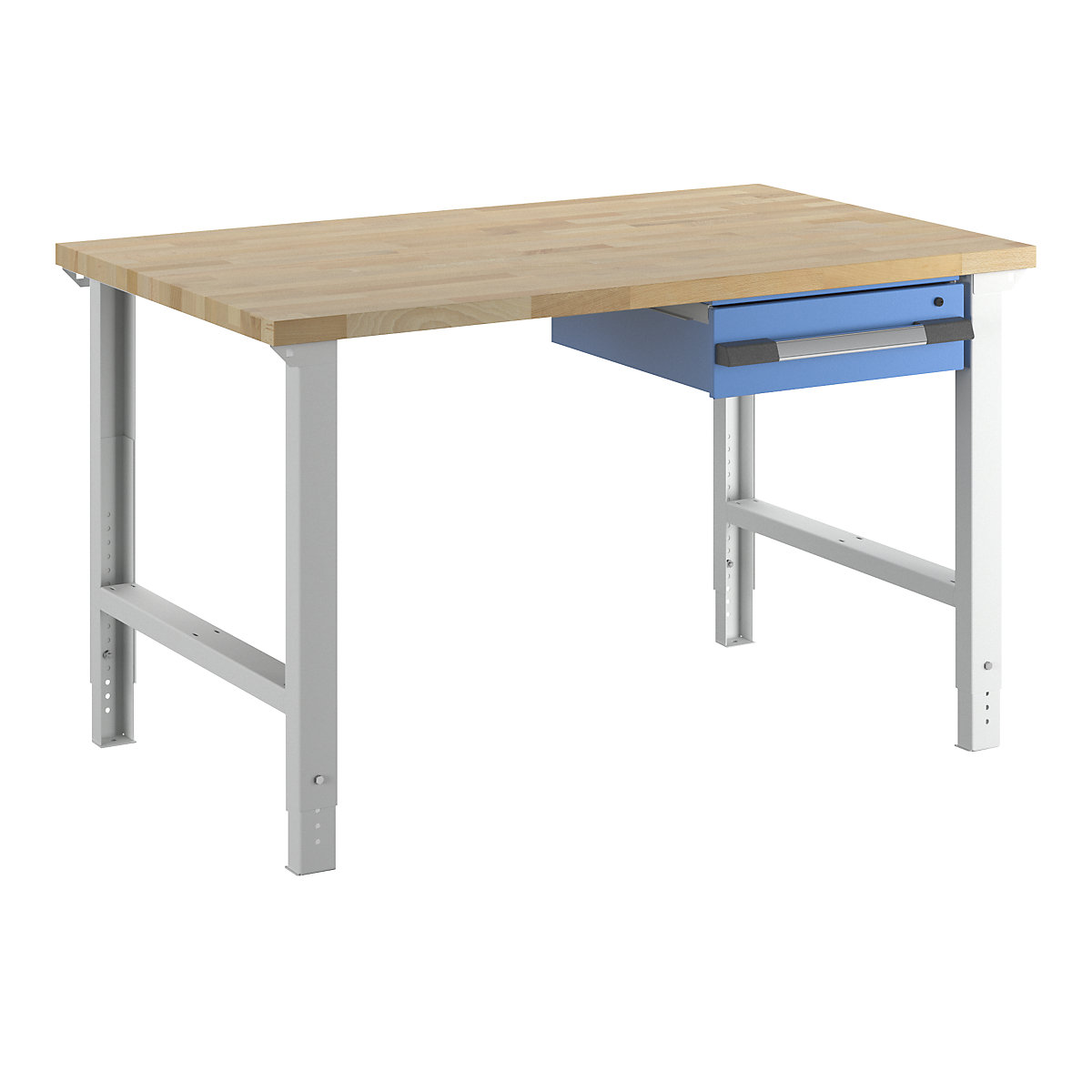 Dílenský stůl, stavebnicový systém řady 7 – eurokraft pro, 1 závěsná zásuvka, š x h 1500 x 900 mm-13