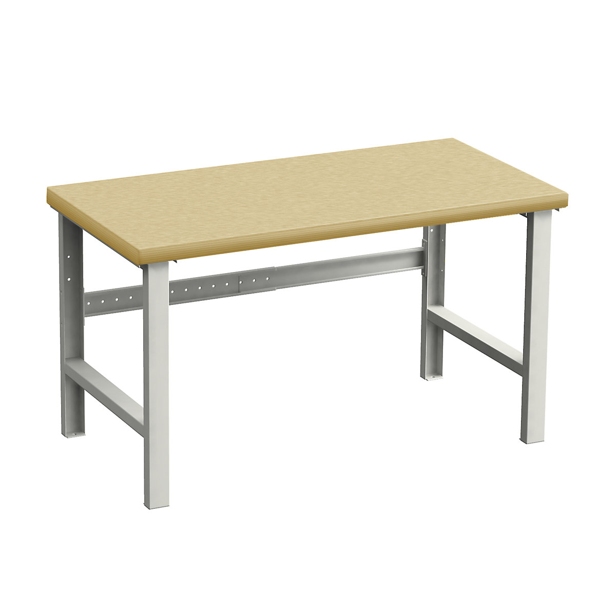 Treston – Dílenský stůl, stavebnicový systém, základní model, deska z překližky Multiplex, š x h 1500 x 750 mm