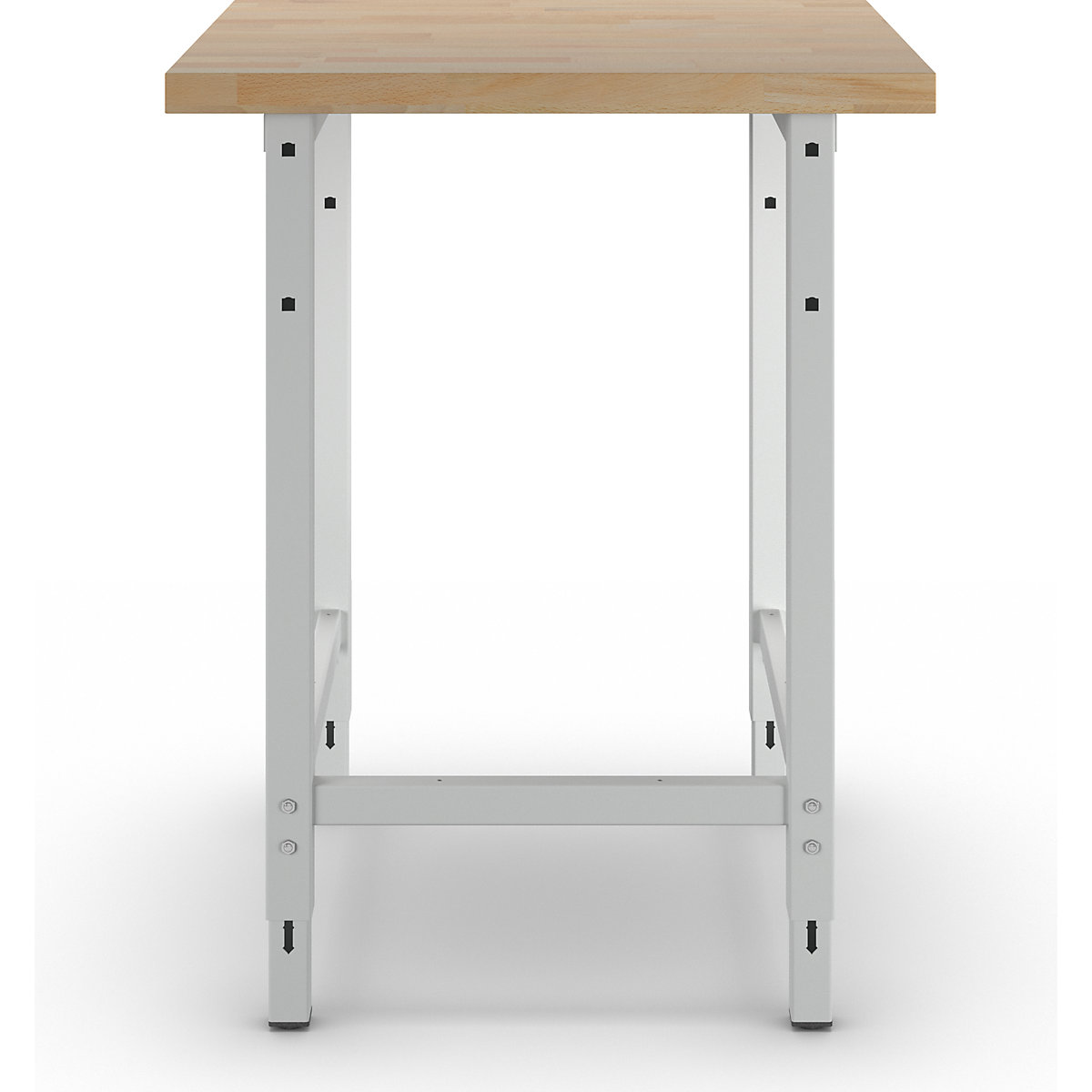 Výškově nastavitelný dílenský stůl s rámovou konstrukcí – eurokraft pro (Obrázek výrobku 5)-4