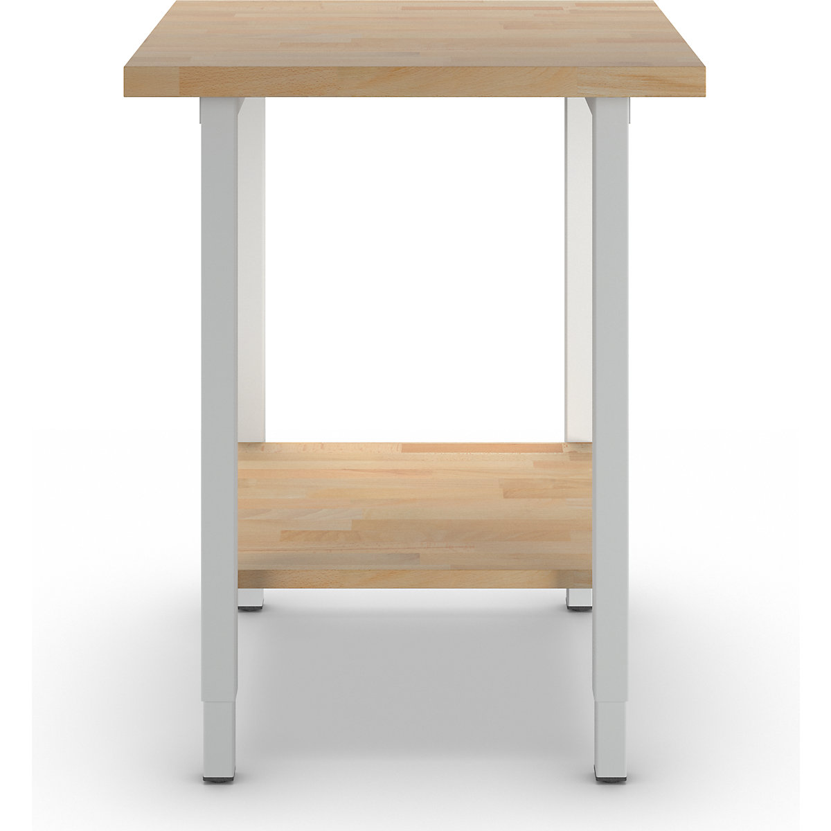 Výškově nastavitelný dílenský stůl s rámovou konstrukcí – eurokraft pro (Obrázek výrobku 3)-2