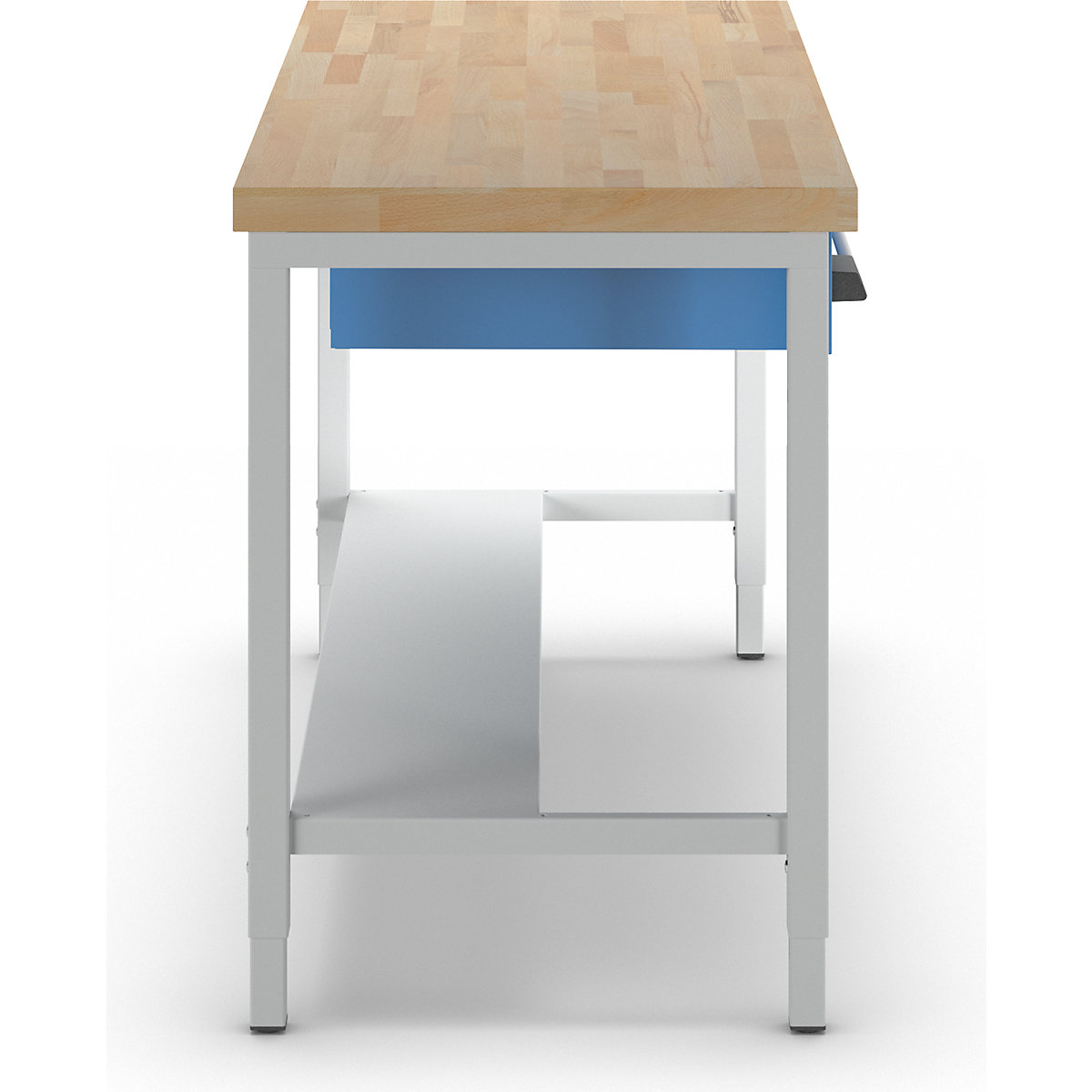 Výškově nastavitelný dílenský stůl s rámovou konstrukcí – eurokraft pro (Obrázek výrobku 2)-1