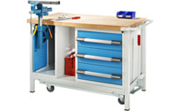 Dílenský stůl, pojízdný