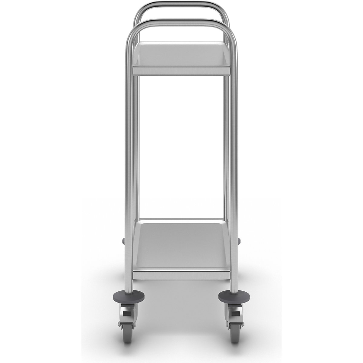 Servirni voziček iz nerjavnega jekla – eurokraft basic (Slika izdelka 2)-1