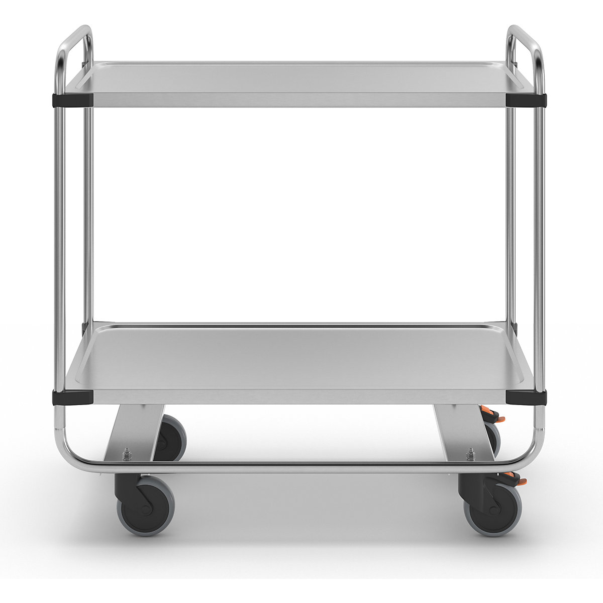 Servirni voziček iz nerjavnega jekla, sestavljen (Slika izdelka 2)-1