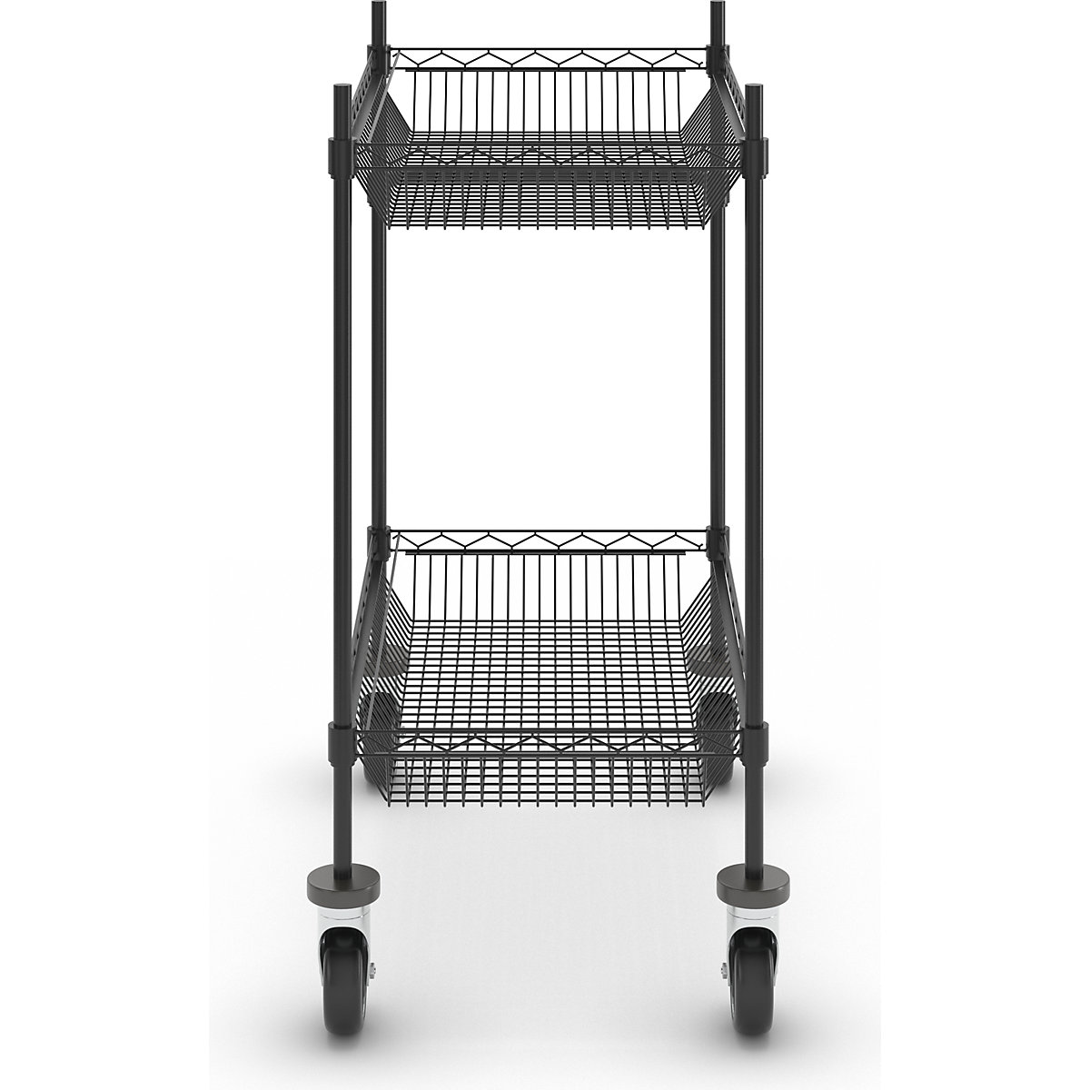 Transportni voziček iz žične mreže, črn (Slika izdelka 5)-4