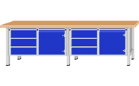 Delovna miza, zelo široka