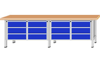 Delovna miza, zelo široka