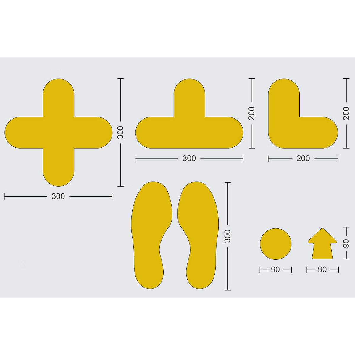 Marcações de pavimentos em PVC (Imagem do produto 3)-2