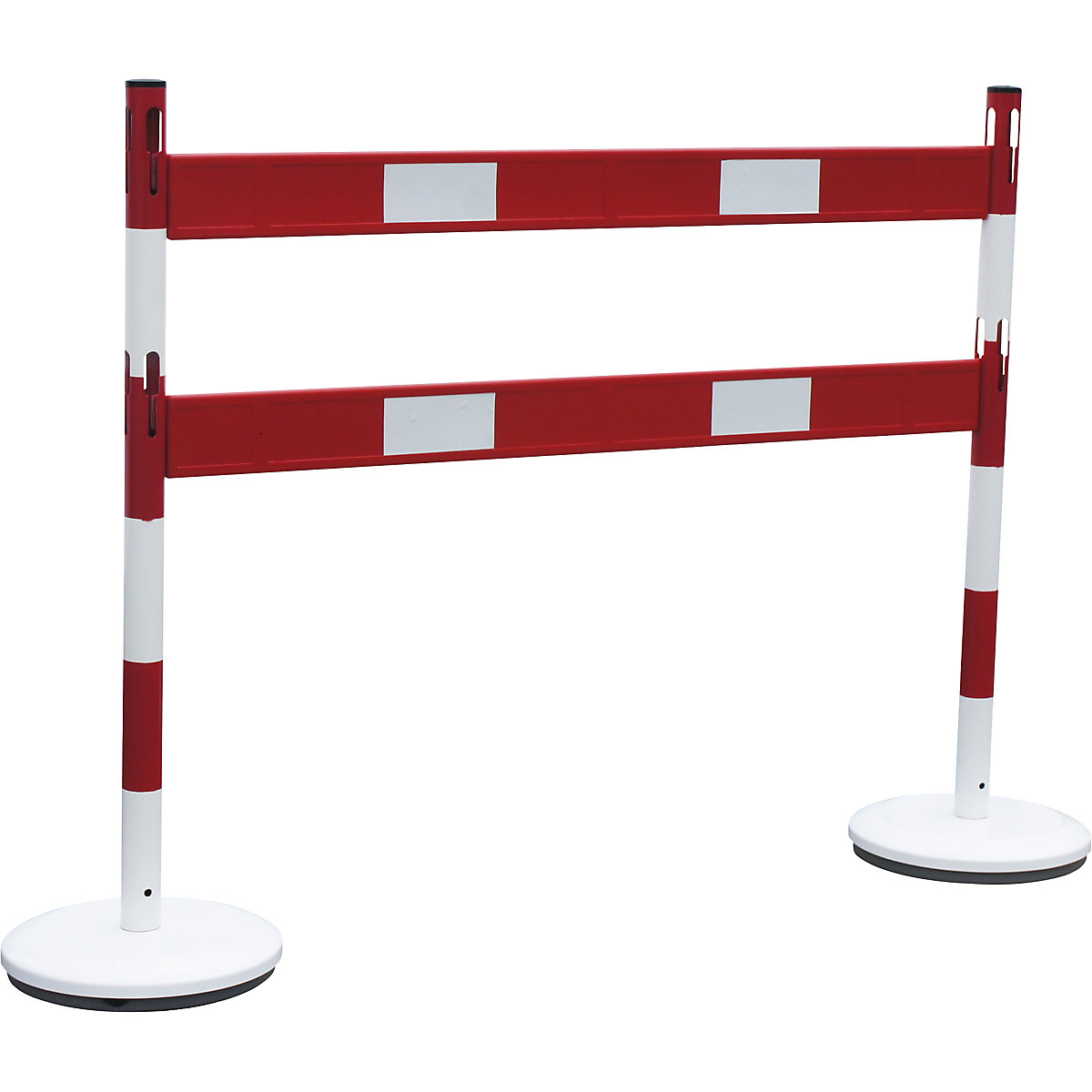 Conjunto de postes de barreira com barras – VISO