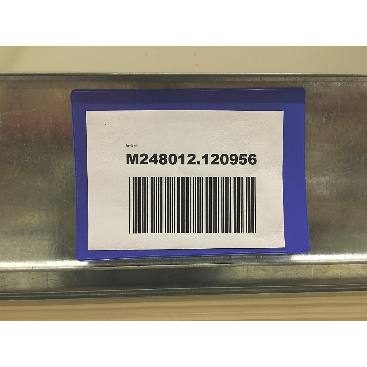 Bolsas magnéticas, embalagem de 50 unid., LxA 160 x 115 mm, A6, azul-16