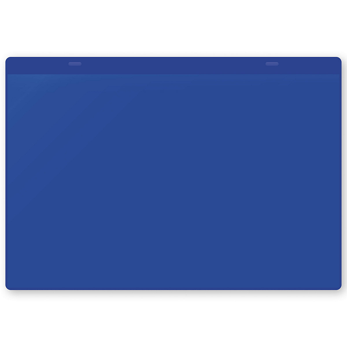 Bolsas porta-documentos, autocolantes, A4 horizontal, embalagem de 10 unid., azul-5