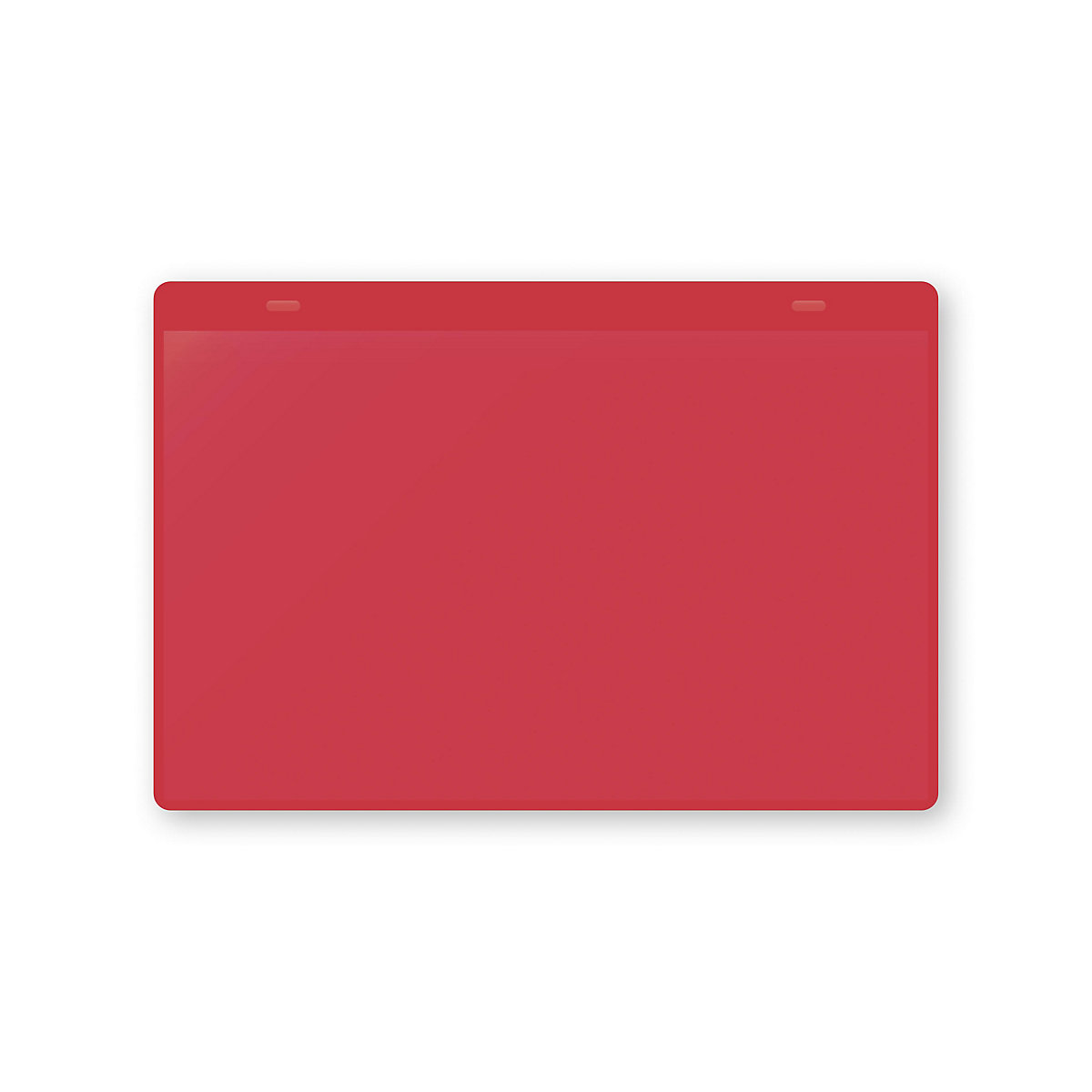 Bolsas porta-documentos, autocolantes, A5 horizontal, embalagem de 50 unid., vermelho-2