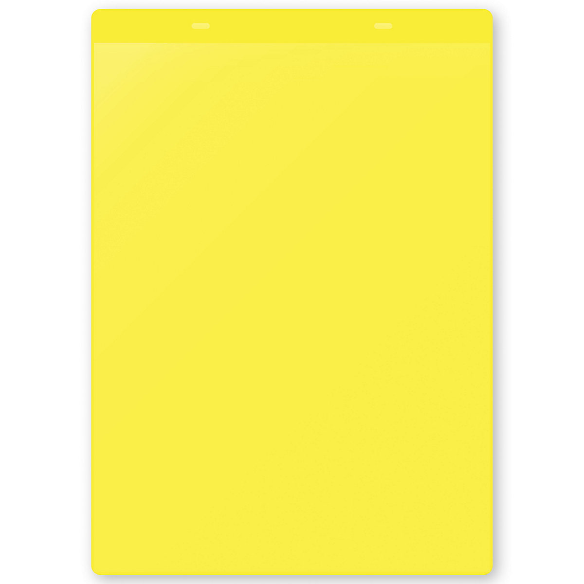 Bolsas porta-documentos, magnéticas, A4 vertical, embalagem de 10 unid., amarelo-5