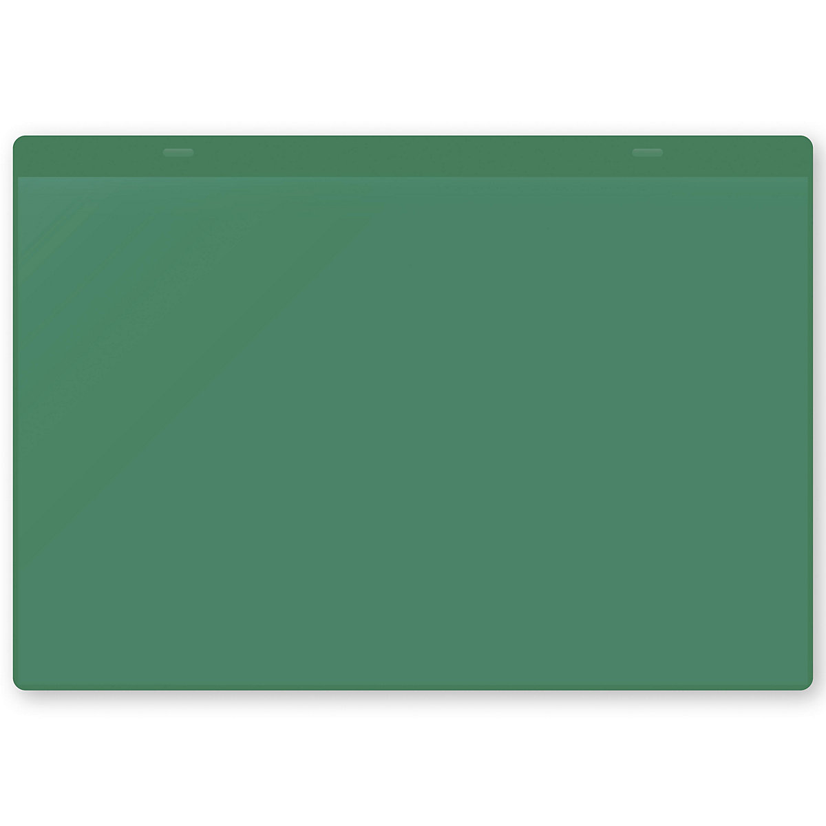 Bolsas porta-documentos, magnéticas, A4 horizontal, embalagem de 50 unid., verde-3