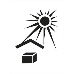 Sinalização para armazéns e embalagens, embalagem de 10 unid.