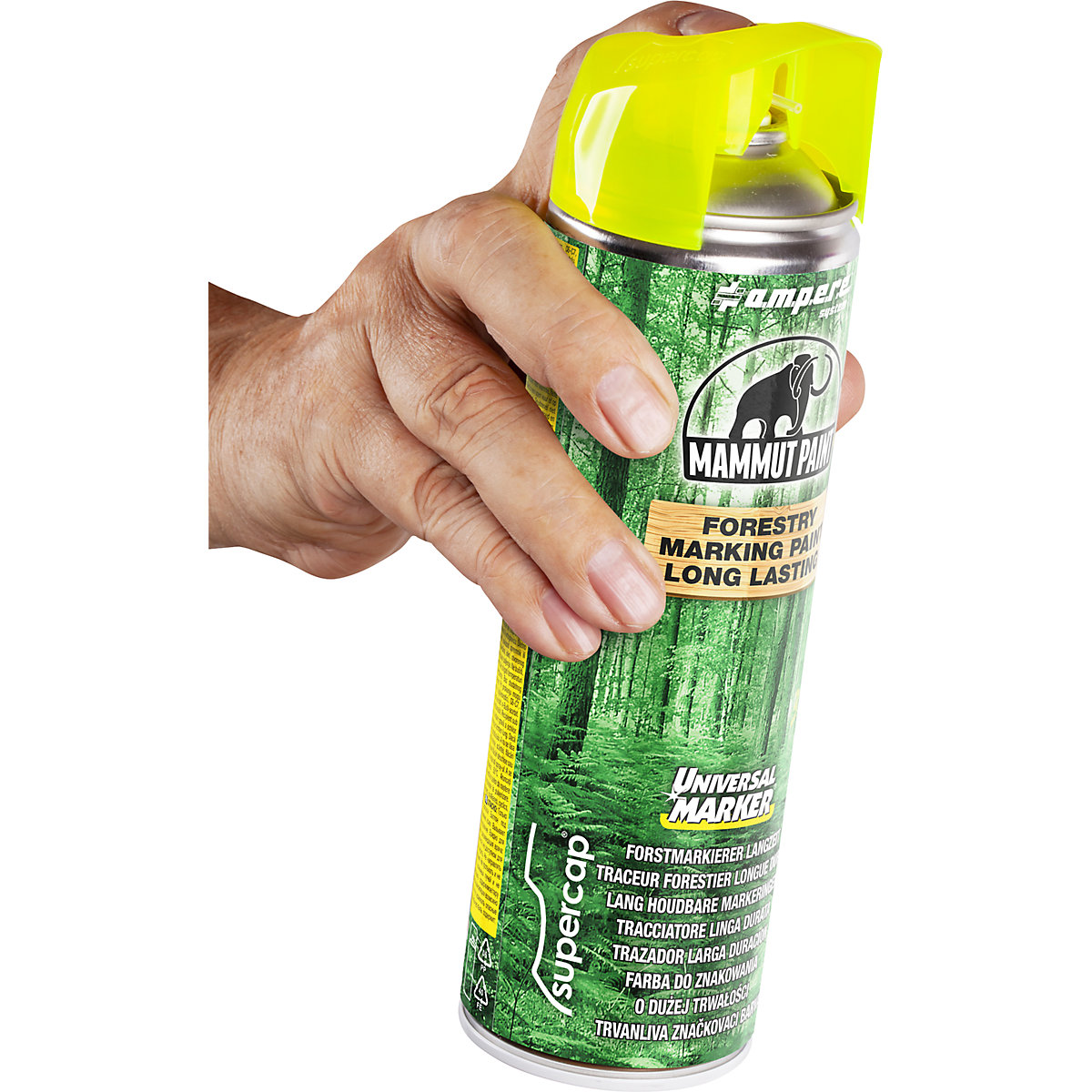 Marcador florestal Mammut Paint Universal Marker® fluorescente – Ampere (Imagem do produto 2)-1
