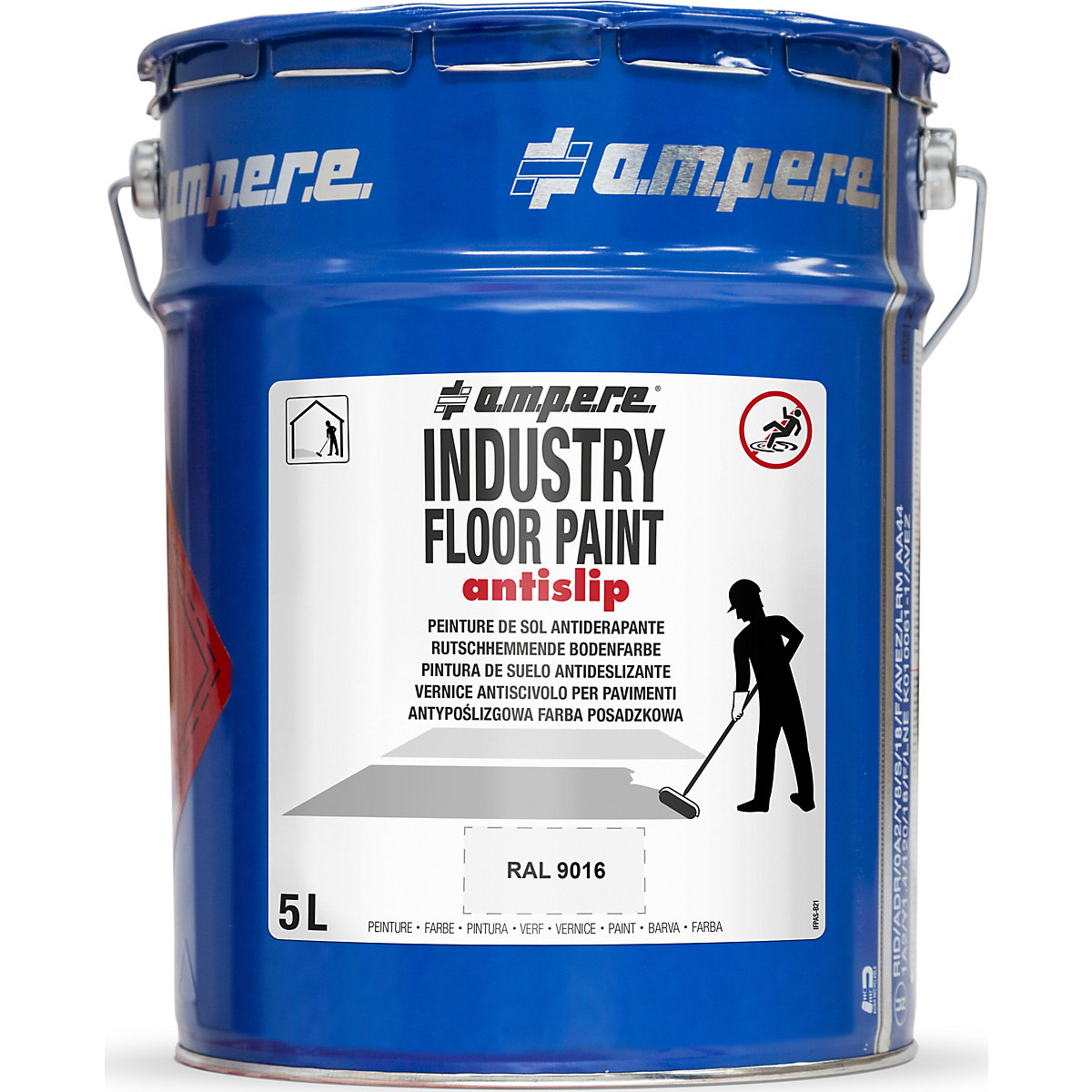 Tinta de marcação para pavimentos Industry Floor Paint antislip® – Ampere