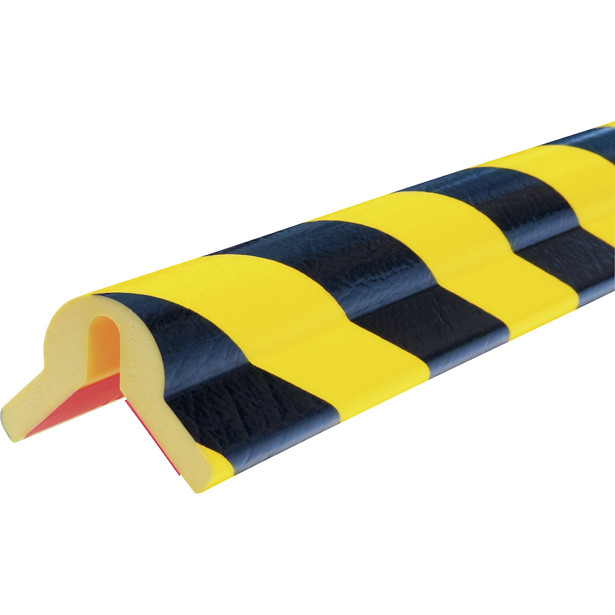 Proteção de cantos Knuffi® – SHG, tipo Y, unidade de 1 m, preto/amarelo-11