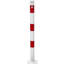 Poste de barreira, Ø 60 mm, branco/vermelho