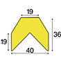 diâmetro trapezoidal