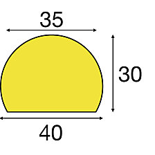 Proteção de superfícies Knuffi&reg; em vermelho/branco