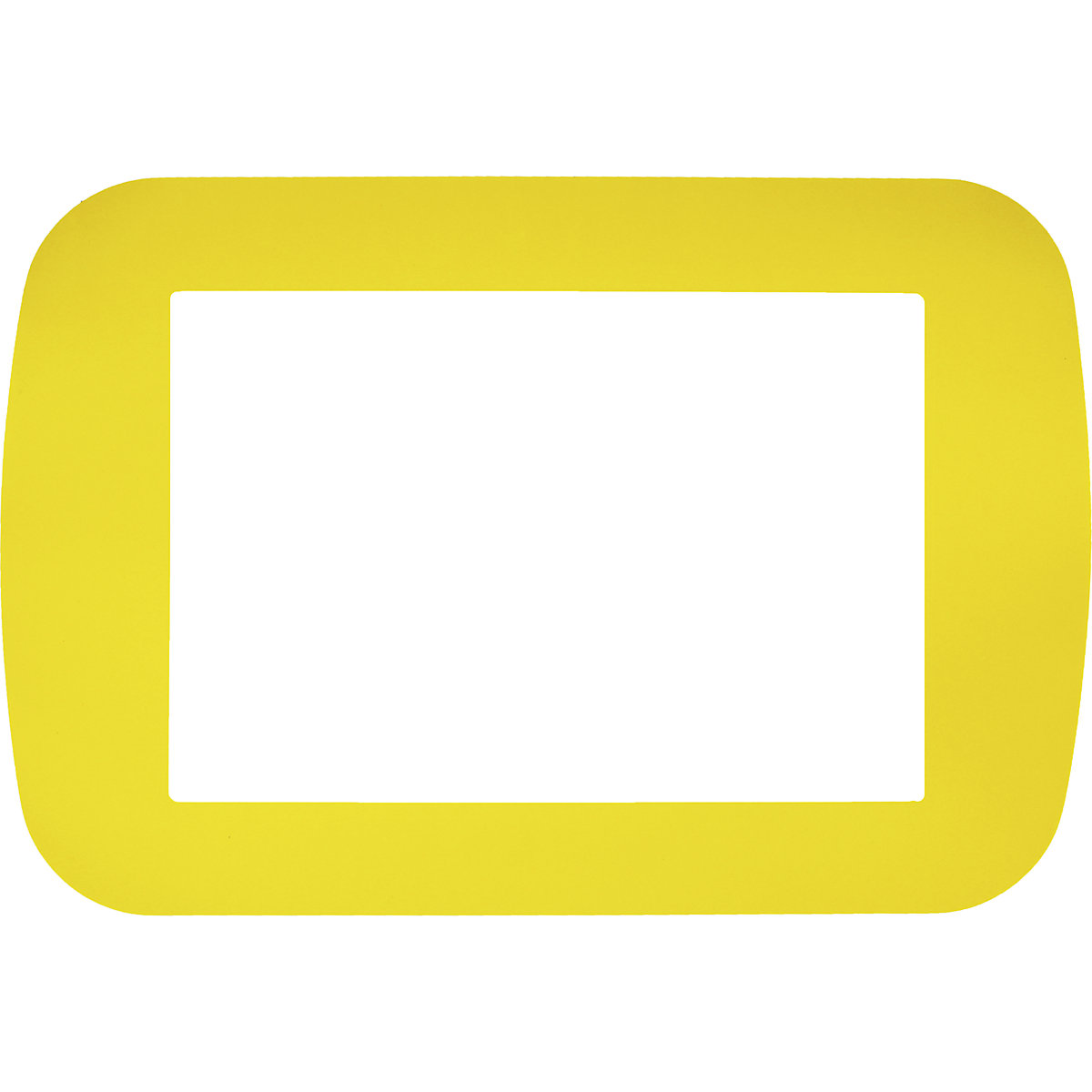 Marco de suelo, formato DIN A4, UE 50 unid., amarillo-5