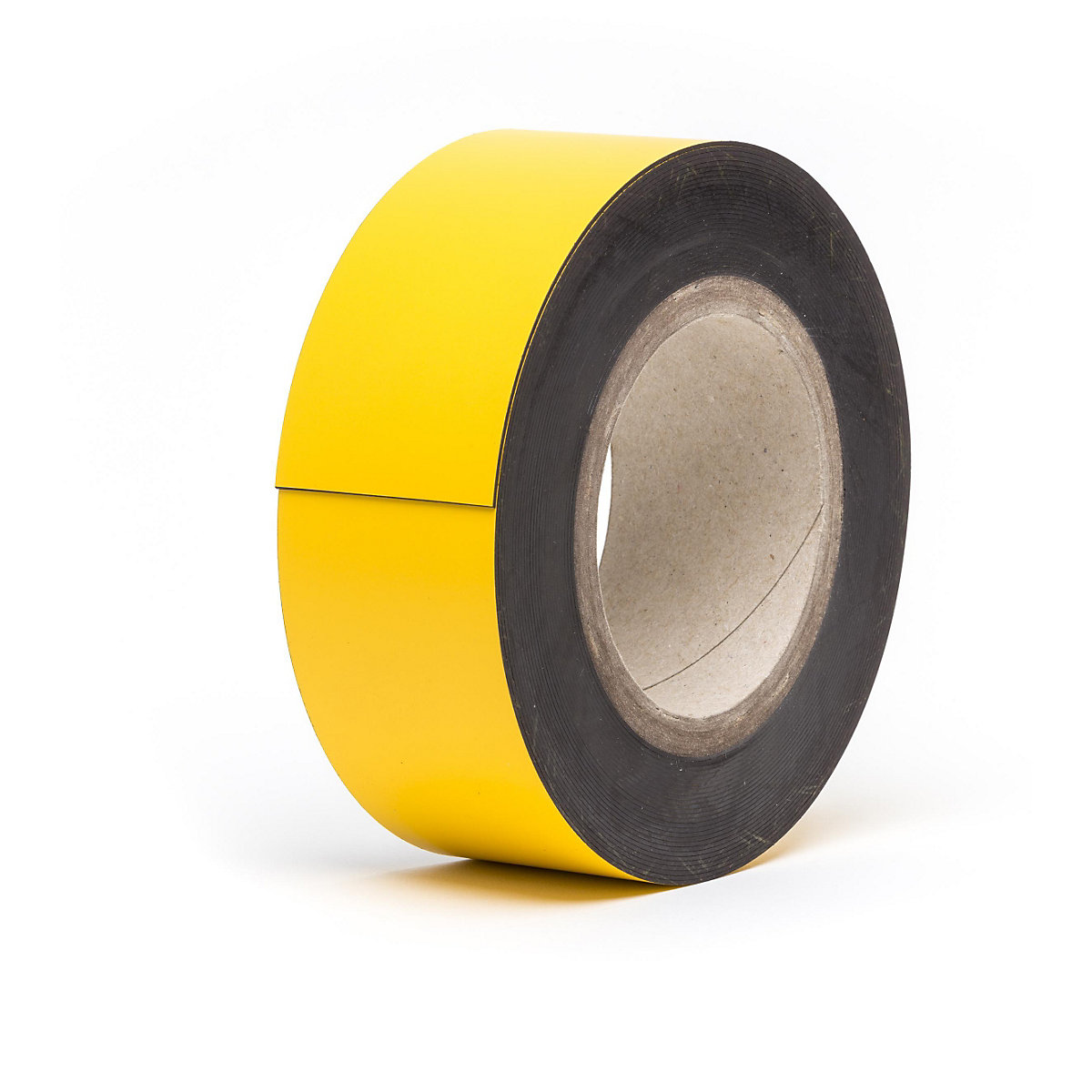 Rótulos magnéticos para almacén, mercancía en rollo, amarillo, altura 60 mm, longitud de rollo 10 m-12