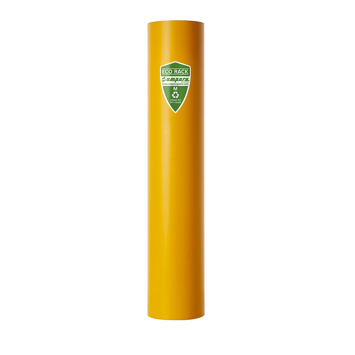 Protección antichoque para estanterías – Ampere, de plástico reciclado, anchura del poste de estantería 88 – 100 mm-12