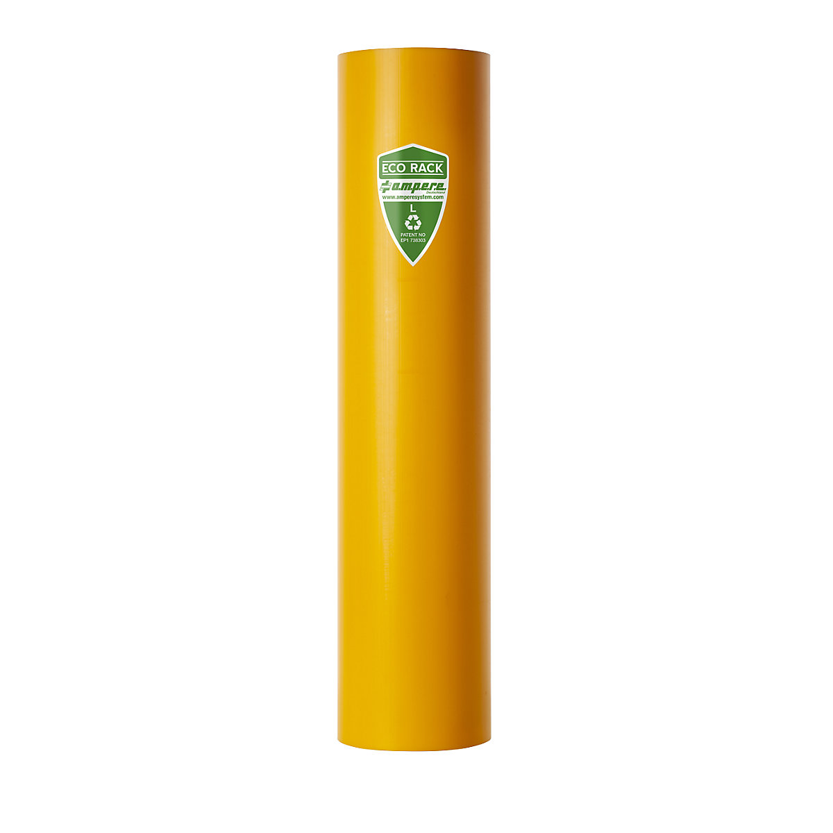 Protección antichoque para estanterías – Ampere, de plástico reciclado, anchura del poste de estantería 101 – 110 mm-11