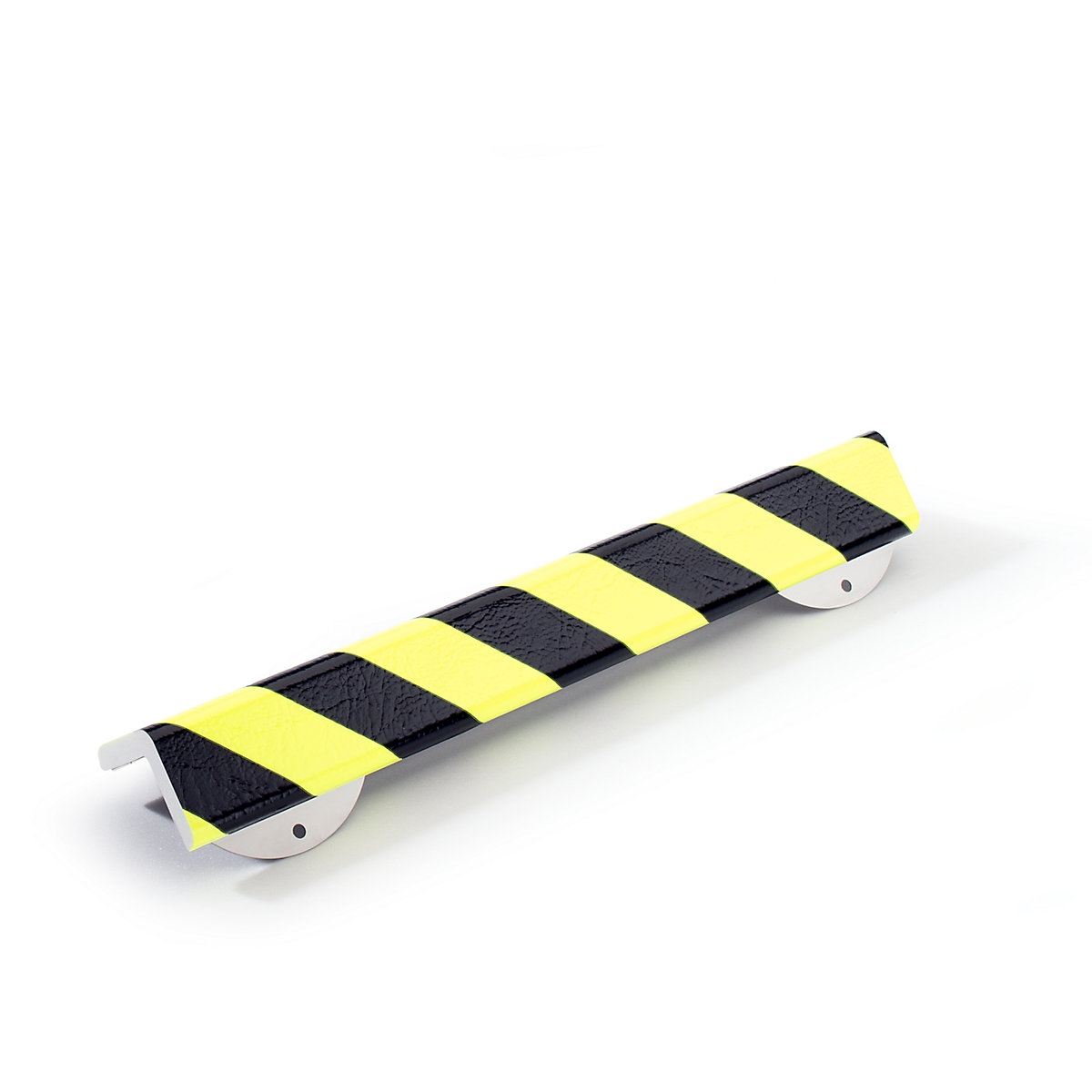 Protección de esquinas Knuffi® con carril de montaje – SHG, tipo H+, pieza de 500 mm, negro y fluorescente-10