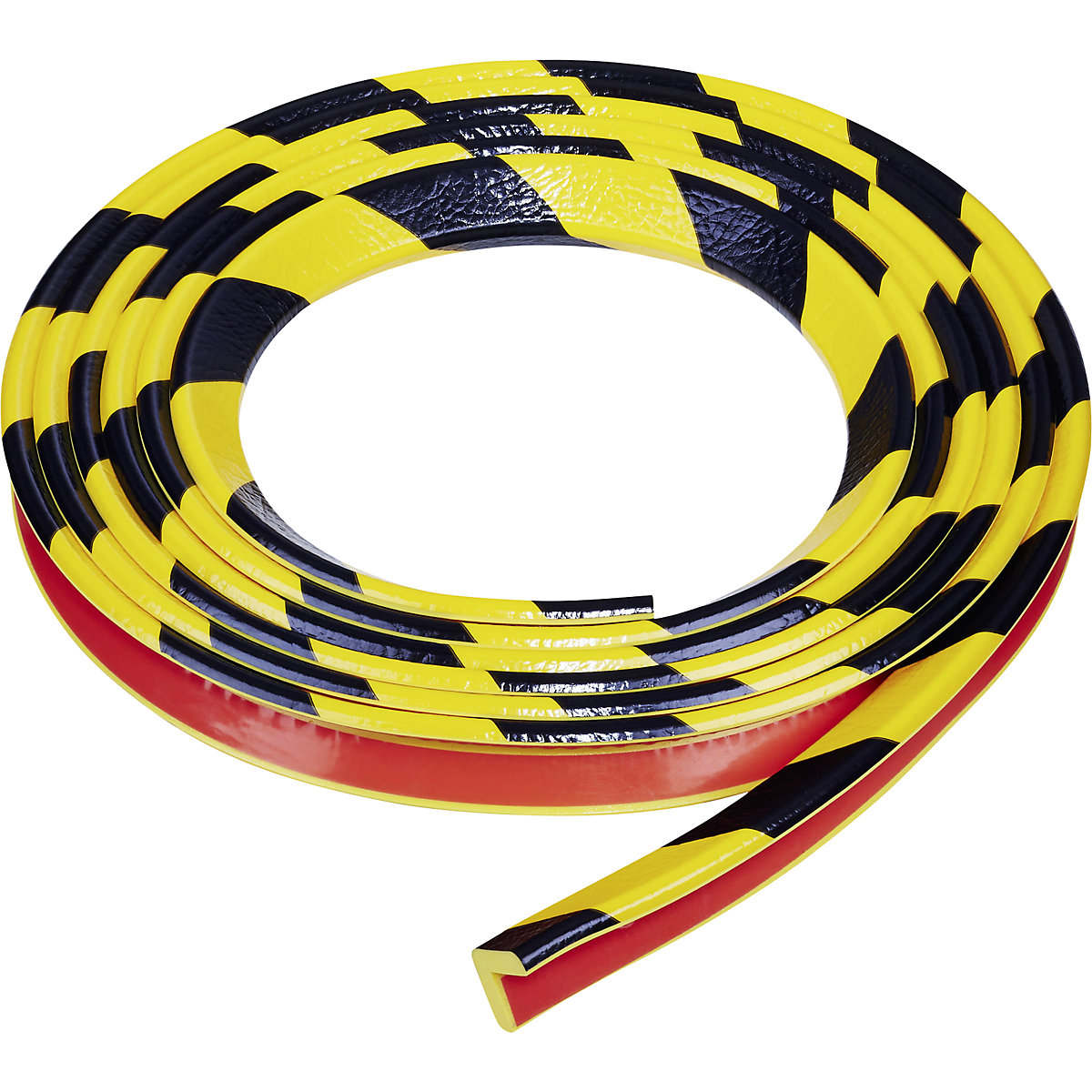 Protección de esquinas Knuffi® – SHG, tipo E, 1 rollo de 5 m, en negro y amarillo-12