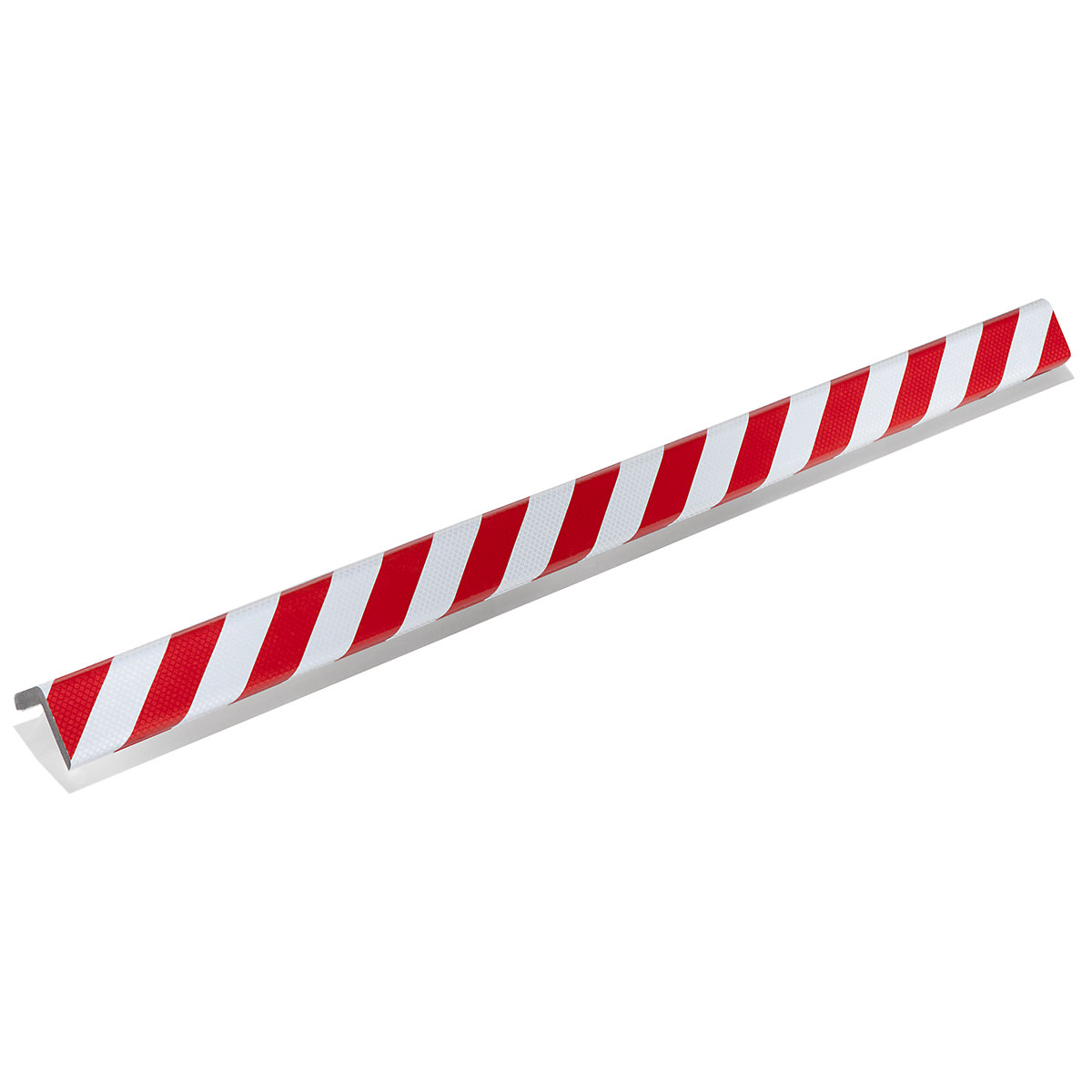 Protección de esquinas Knuffi® – SHG, tipo H+, pieza de 1 m, en rojo y blanco retrorreflectante-14