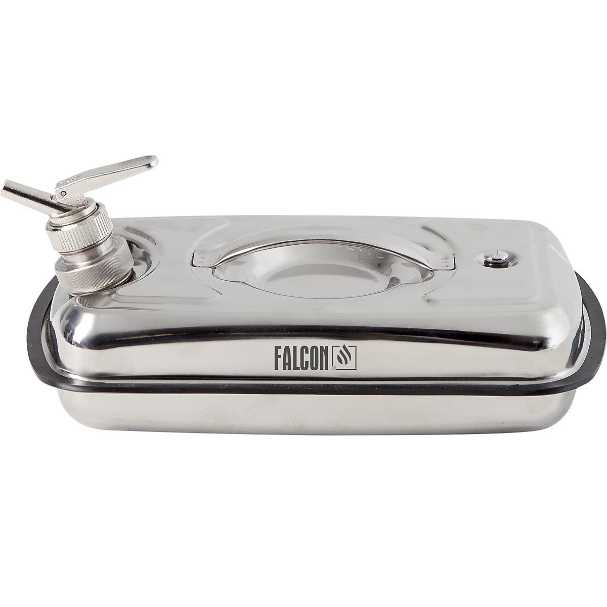 Ploščata varnostna posoda s pipo za fino doziranje – FALCON (Slika izdelka 8)-7