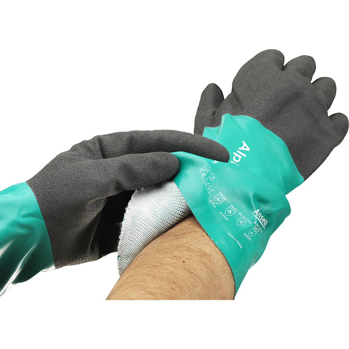 Delovne rokavice AlphaTec® 58-535W – Ansell (Slika izdelka 7)-6